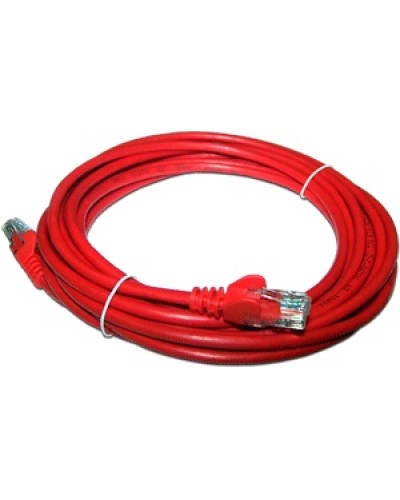 Патч-корд RJ45 - RJ45, 4 пары, UTP, категория 5е, 7 м, красный, LSZH LANMASTER LAN-PC45/U5E-7.0-RD в Хабаровске Патч-корды и пигтейлы Pintop.ru