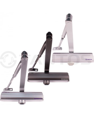 Доводчик дверной Tantos TS-DC120 Freeze (Серебро) в Хабаровске Доводчики Pintop.ru