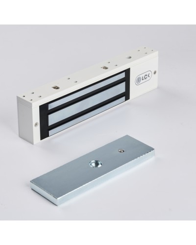 R-Lock RL-EM350-L0W - Электромагнитный замкок, 350кг, DC12/24B, цвет белый, RAL9016(белый) в Хабаровске Электромагнитные замки Pintop.ru