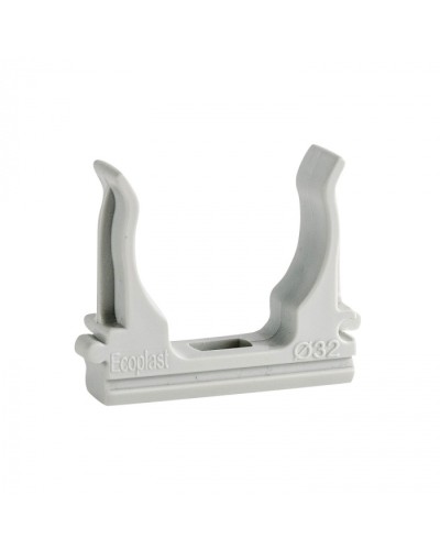 CF32G Держатель (клипса), без галогена, для труб D32мм (10шт) Экопласт (41732-10HF) в Хабаровске Держатели, клипсы, скобы Pintop.ru