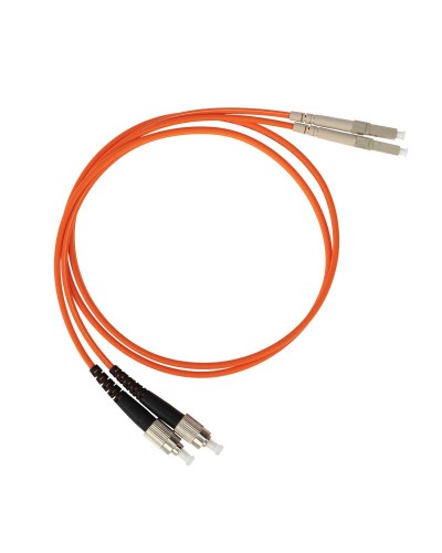 Патч-корд оптический переходной (MM), 50/125 (OM2), LC/UPC-FC/UPC, (Duplex), LSZH, 1м 50-3267 в Хабаровске Патч-корды оптические Pintop.ru
