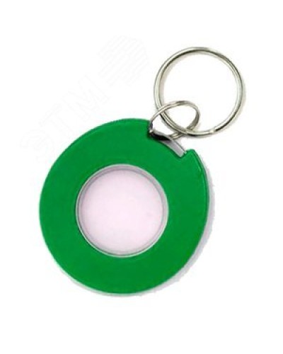 IronLogic IL-08MGT, 1K,с кольцом, зелёный с прозрачной серединой в Хабаровске Оптовые идентификаторы Pintop.ru