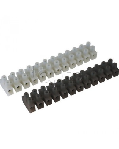 Клемник полипропилен черный, 12р,450V, 24A, 4 мм.кв DKC 43212PL/R в Хабаровске Клеммные колодки Pintop.ru