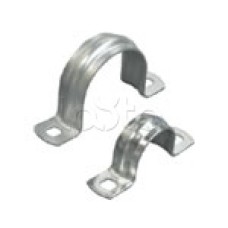 Скоба оцинкованная двулапковая для трубы D35 мм (100 шт/уп) Экопласт 43635