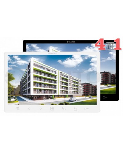 Монитор Tantos Sherlock HD SE (White) XL в Хабаровске Абонентские IP устройства Pintop.ru