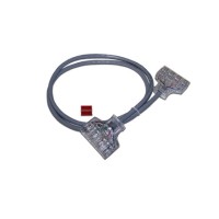 Патч-корд 110 тип - 110 тип, 1 пара, категория 6, 1.5 м, серый LANMASTER LAN-P4-P4-1.5/6