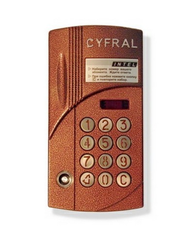 Блок вызова аудиодомофона на 400 абонентов Цифрал ИНТЕЛ в Хабаровске Блоки вызова многоабонентные Pintop.ru