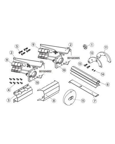 Устройство защиты стрелы при столкновении с автомобилем для стрелы Came 001G03006 в Хабаровске Запчасти для шлагбаумов и автоматики Pintop.ru