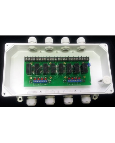 Устройство управления и коммутации Магнито-Контакт УУК-24-08 в Хабаровске Модули сопряжения Pintop.ru