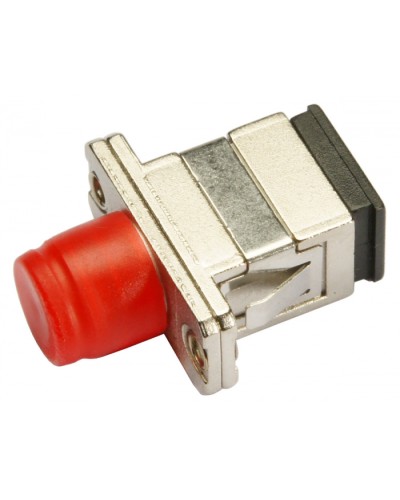 Соединитель проходной SC-FC, SM(для одномодового кабеля), D-тип Cabeus SC-FC-SM в Хабаровске Проходные адаптеры и розетки оптические Pintop.ru