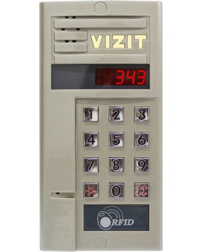 Блок вызова Vizit БВД-343FCPW в Хабаровске Блоки вызова многоабонентные Pintop.ru