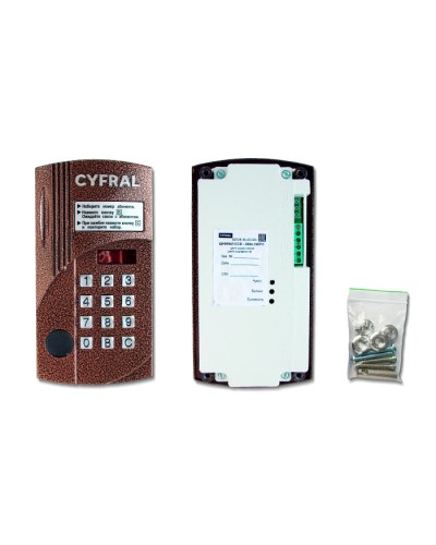 Блок вызова видеодомофона на 100 абонентов Цифрал CCD-2094.1M/РК в Хабаровске Вызывные аудиопанели малоабонентные Pintop.ru