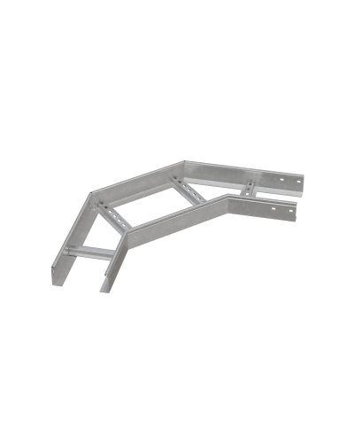 Угол лестничный горизонтальный 90 гр. 80х400х1,2 мм HD N КМ-Профиль (LGL90-80-400-1.2 HD N) в Хабаровске Аксессуары для лотков Pintop.ru