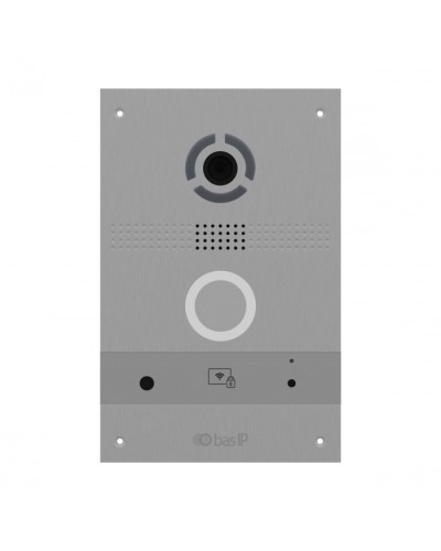 Панель вызывная индивидуальная BAS-IP AV-08FB SILVER в Хабаровске Вызывные видеопанели малоабонентные Pintop.ru
