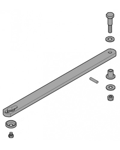 Рычаг прямой с креплением F7024N Came 119RID292 в Хабаровске Запчасти для шлагбаумов и автоматики Pintop.ru
