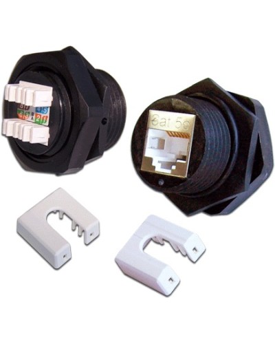 Индустриальный модуль Keystone, RJ45, cat.5e, STP, 180 градусов, IP68 LANMASTER (LAN-OK45S5E/180-WP) в Хабаровске Коммутационные изделия Pintop.ru