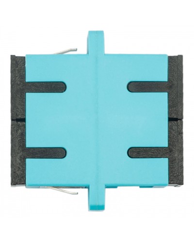 Адаптер оптический проходной SC-SC, OM3, дуплекс (duplex), бирюзовый Datarex DR-541023 в Хабаровске Коммутационные изделия Pintop.ru