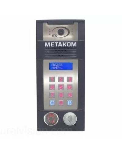 Многоабонентый антивандальный блок вызова со встроенной гибридной видеокамерой Метаком MК2018-MFCGVH в Хабаровске Блоки вызова многоабонентные Pintop.ru