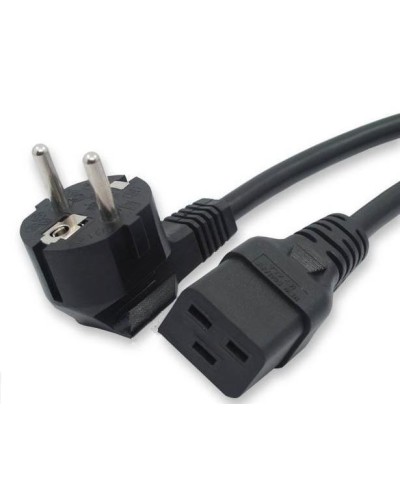 Кабель питания 1,8 м Hyperline PWC-IEC19-SHM-1.8-BK в Хабаровске Патч-корды и пигтейлы Pintop.ru