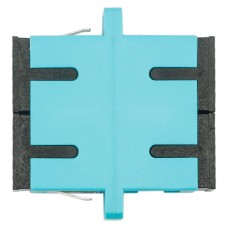 Адаптер оптический проходной SC-SC, OM3, дуплекс (duplex), бирюзовый Datarex DR-541023