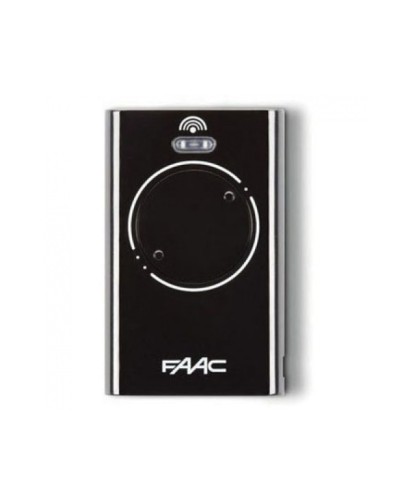 Брелок-передатчик 2-канальный Faac 7870091 (черный) в Хабаровске Устройства радиоуправления для шлагбаумов и автоматики Pintop.ru