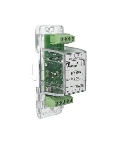 Устройство защиты от импульсных перенапряжений Forteza Блок БГр-4DIN в Хабаровске Устройства защиты операционных процессоров (ОПС) Pintop.ru