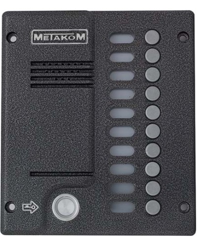 Блок вызова домофона Метаком MК10.2-TM4EVN в Хабаровске Вызывные видеопанели малоабонентные Pintop.ru