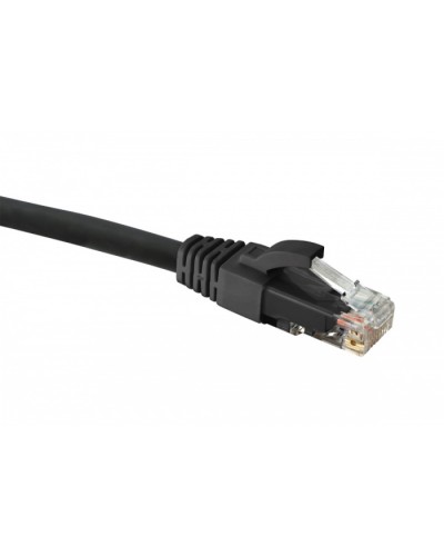 Коммутационный шнур категории 5e, U/UTP,LSZH, T568B, черный, 3,0 м Eurolan (21D-U5-03BL) в Хабаровске Патчкорды (медные) Pintop.ru