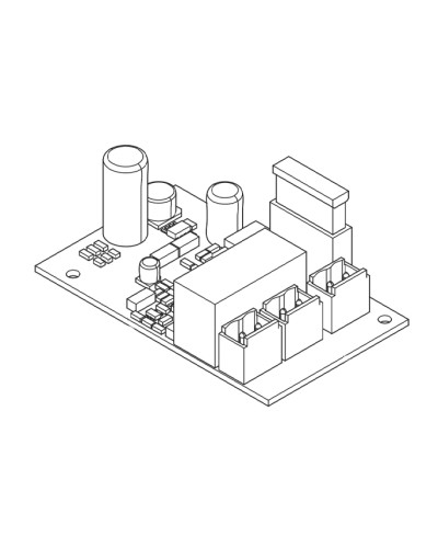 Came LB39 (002LB39) - Плата аварийного питания для подключения и зарядки 2 аккумуляторов, 12 В - 7 Ач в Хабаровске Запчасти для шлагбаумов и автоматики Pintop.ru