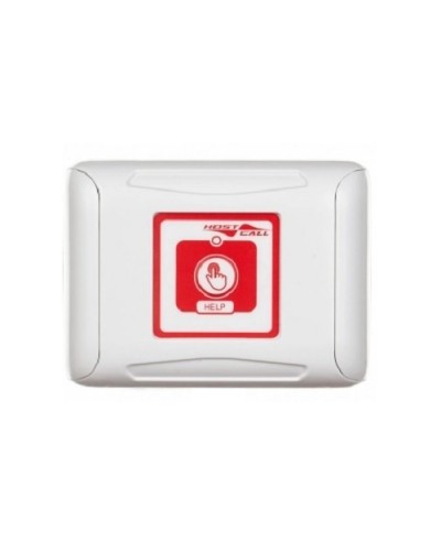 Влагозащищенная радиокнопка вызова Hostcall MP-411W2 в Хабаровске Система оповещения и трансляции Hostcall Pintop.ru