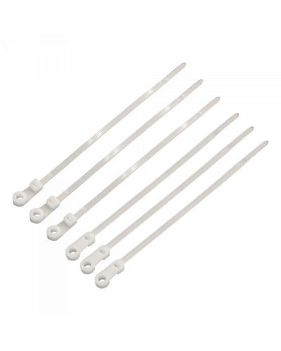 Стяжка пластиковая нейлоновая под винт, 4х200мм, 100шт TWT (TWT-CVS-200) в Хабаровске Стяжки-хомуты Pintop.ru