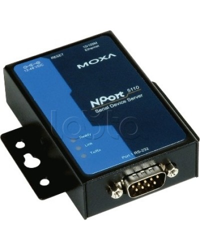 Сервер 1-портовый RS-232 в Ethernet Moxa NPort 5110A в Хабаровске Дополнительное оборудование для ОПС Pintop.ru