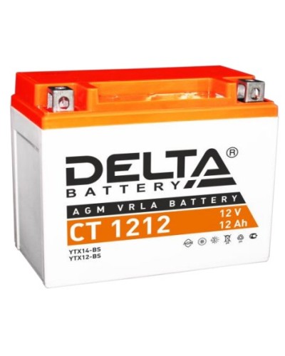 Аккумулятор АКБ 12 - 12 Delta CT 1212* в Хабаровске Электротехническое оборудование Pintop.ru