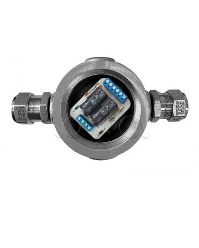 Магнито-Контакт УК-ВК-Ех-12 АЯКС П, с двумя кабельными вводами Ех МКВМ 20 в Хабаровске Комутационные взрывозащищенные коробки Pintop.ru