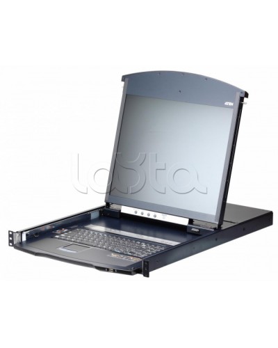 KVM консоль с переключателем ATEN KL1108VN-AXA-RG в Хабаровске Оборудование для видеонаблюдения Pintop.ru