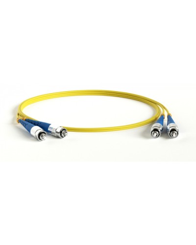 Патч-корд волоконно-оптический Hyperline FC-D2-9-FC/UR-ST/UR-H-1M-LSZH-YL в Хабаровске Патч-корды оптические Pintop.ru