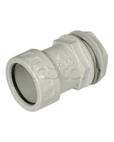 Муфта «труба-коробка» D20 мм, без галогена Экопласт 42720HF в Хабаровске Аксессуары для труб (ОКЛ) Экопласт Pintop.ru