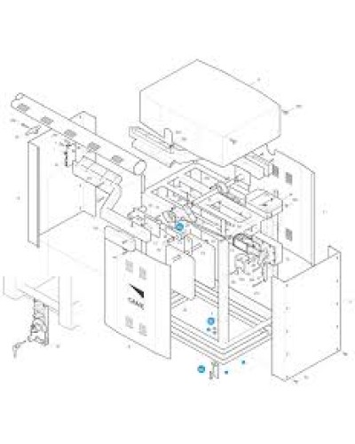 Электродвигатель G2081 в сборе Came 119RIG154 в Хабаровске Запчасти для шлагбаумов и автоматики Pintop.ru