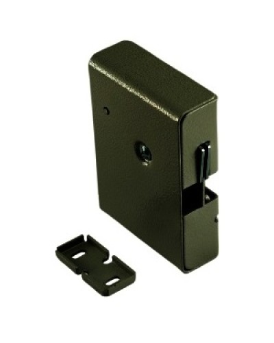 Замок электромеханический с толкателем и датчиком положения двери Promix-SM308.10.1 (черный) в Хабаровске Электромеханические замки Pintop.ru