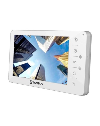 Монитор видеодомофона, цветной, TFT LCD 7 Tantos Amelie (White) Vizit в Хабаровске Абонентские видеоустройства Pintop.ru