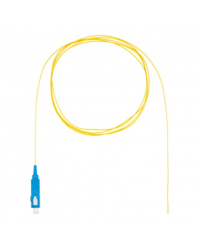 Шнур оптический монтажный (пигтейл), SC, OS2, нг(А)-HF, желтый, 1,5 м Datarex DR-225402 в Хабаровске Пигтейлы Pintop.ru