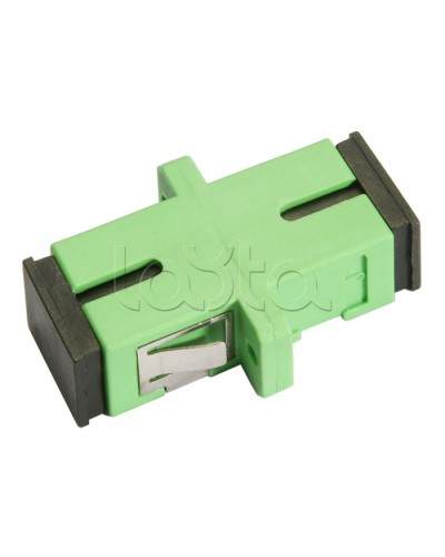 Соединитель проходной SC/APC-SC/APC, SM(для одномодового кабеля), simplex Cabeus SC/APC-SM в Хабаровске Проходные адаптеры и розетки оптические Pintop.ru