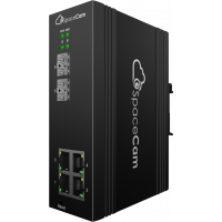 Управляемый PoE коммутатор SpaceCam SC-I-L2-4GP-120-2G (A)
