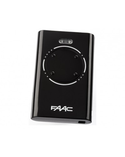 Брелок-передатчик 4-канальный Faac 7870081 (черный) в Хабаровске Устройства радиоуправления для шлагбаумов и автоматики Pintop.ru