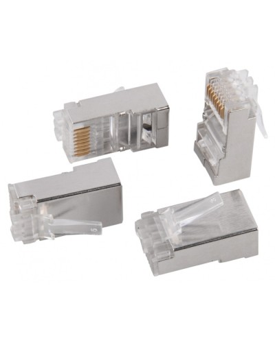 Разъём RJ-45 FTP для кабеля кат.5e IEK ITK CS3-1C5EF в Хабаровске Коннекторы и разъемы Pintop.ru