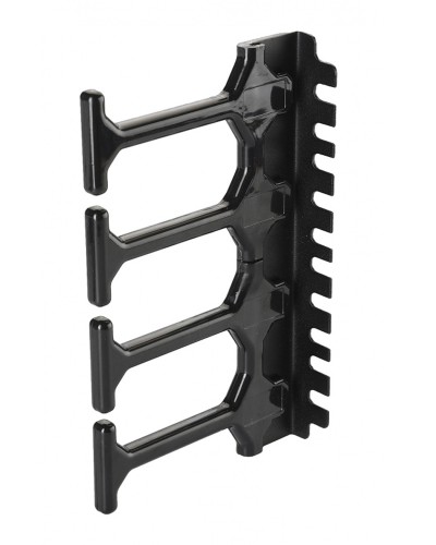 Вертикальный организатор Zero-U, 4U, с пластиковыми пальцами (2 шт) Eurolan (60A-18-04-16-09BL) в Хабаровске Кабельные органайзеры Pintop.ru