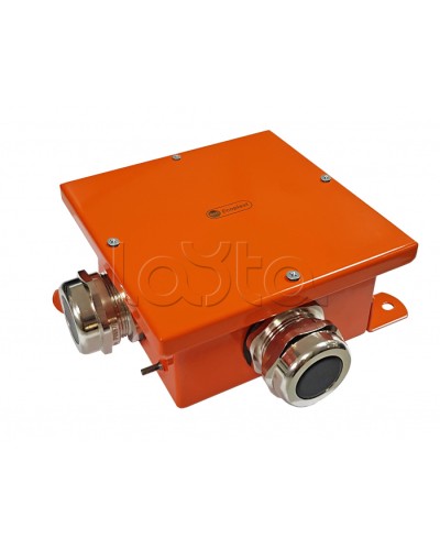 Экопласт SMB120 Коробка металл, огн. E-110,о/п 120х120х60, IP66, 3P, (1,5-10 мм2), оранж. в Хабаровске Распределительные коробки Pintop.ru