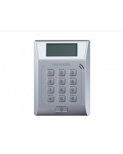 Терминал доступа со встроенным считывателем Mifare карт Hikvision DS-K1T802M в Хабаровске Контроллеры Pintop.ru