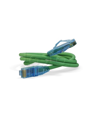 Патч-корд U/UTP Hyperline PC-LPM-UTP-RJ45-RJ45-C6-3M-LSZH-GN в Хабаровске Патчкорды (медные) Pintop.ru
