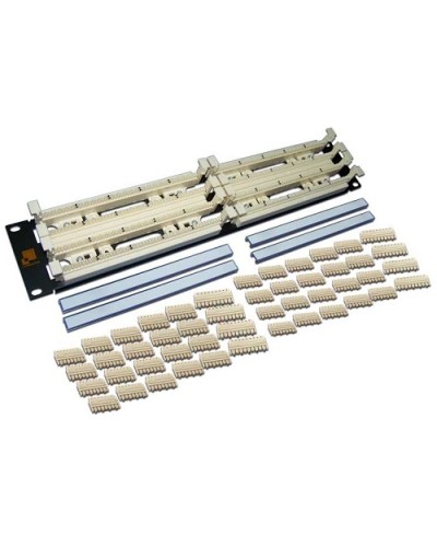 Панель кроссовая 110 типа, 200 пар, 19, 2U LANMASTER LAN-RS110-200FT в Хабаровске Кроссовое оборудование тип 110 Pintop.ru